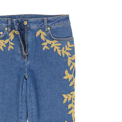 Moschino Couture Baumwoll-Denim-Jeans