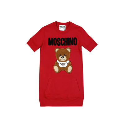 Moschino Couture Baumwoll-Teddykleid