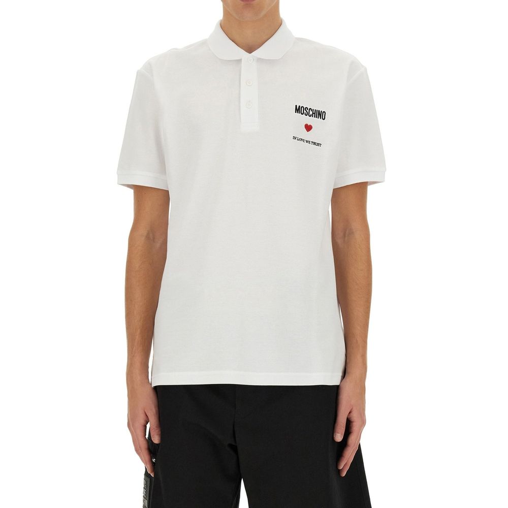 Moschino Couture In Love We Trust Baumwoll-Polo