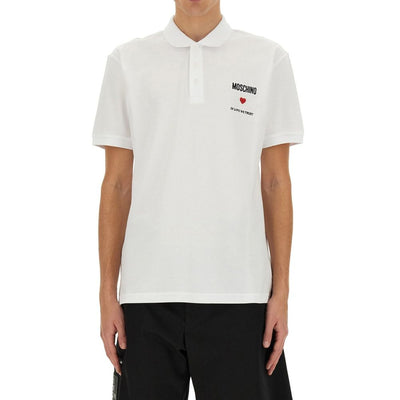 Moschino Couture In Love We Trust Baumwoll-Polo