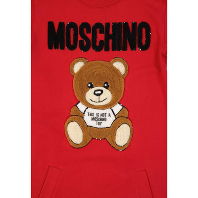 Moschino Couture Baumwoll-Teddykleid