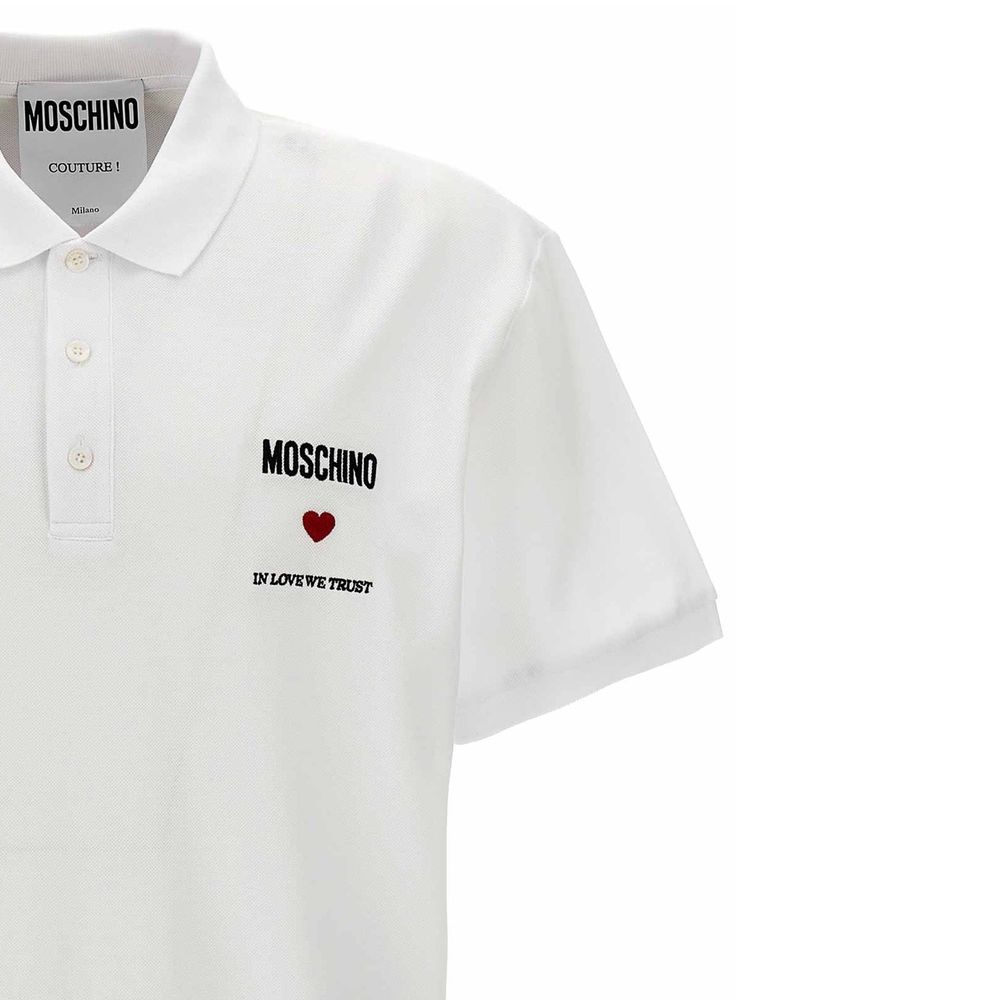 Moschino Couture In Love We Trust Baumwoll-Polo