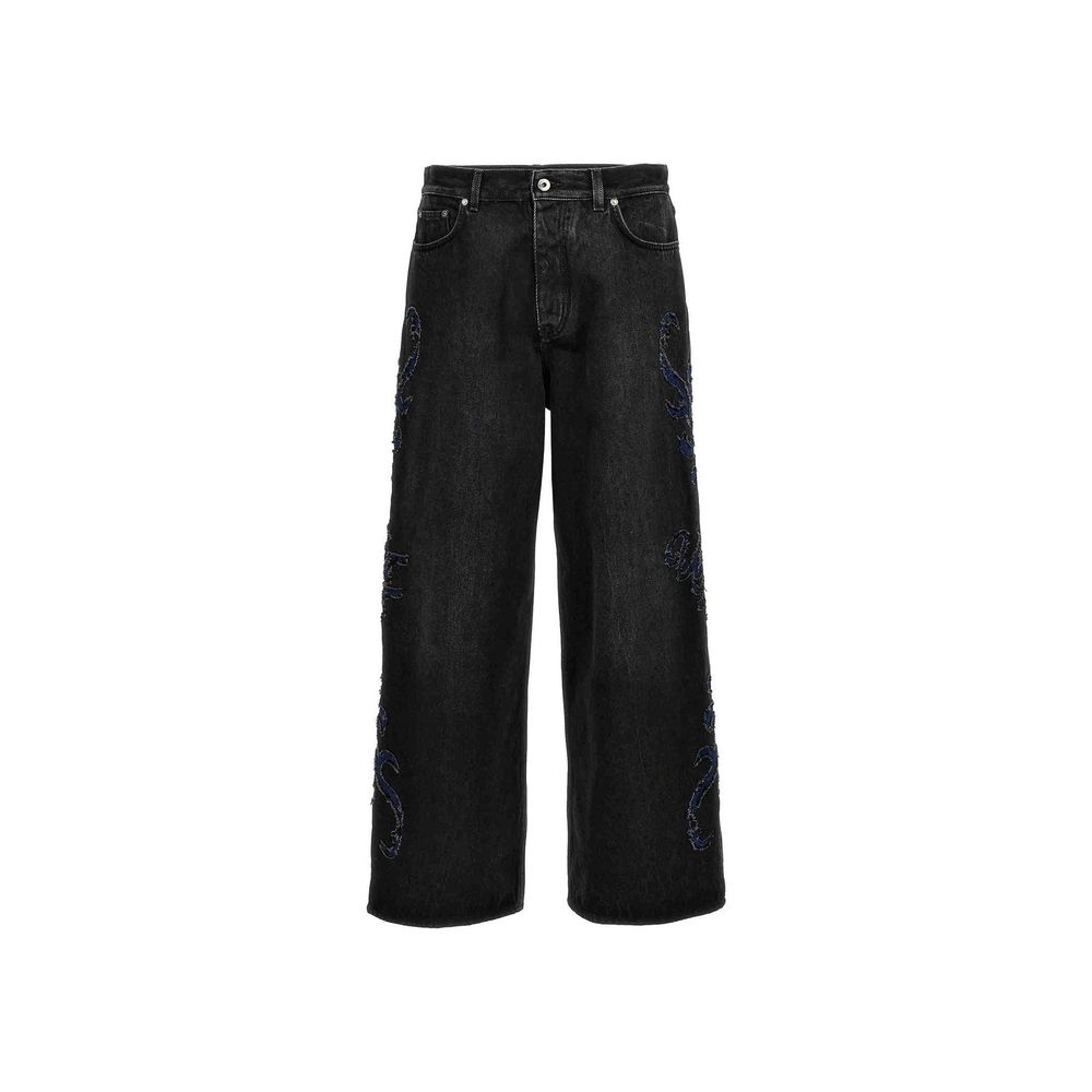 Off-White Schlagjeans aus Denim
