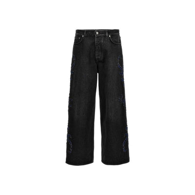Off-White Schlagjeans aus Denim