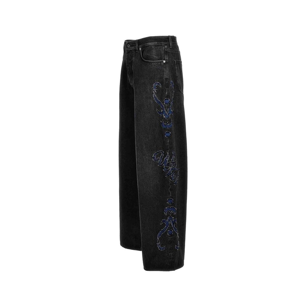Off-White Schlagjeans aus Denim