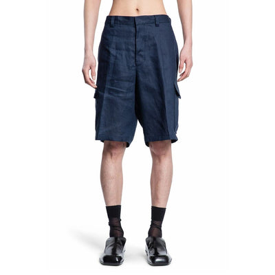 Prada Leinen-Bermuda