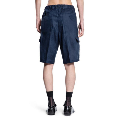 Prada Leinen-Bermuda