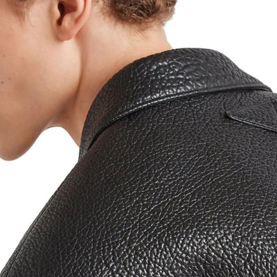 Prada Einreihige Lederjacke