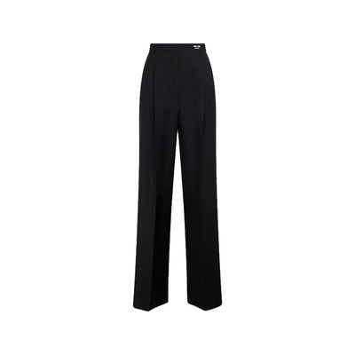 Prada Klassische Logo-Hose aus Wolle