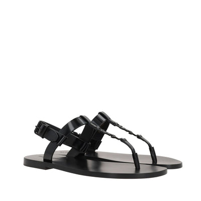 Saint Laurent Cassandre 05 Flache Sandalen