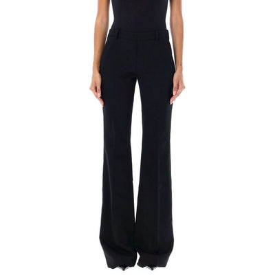 Saint Laurent Ausgestellte Hose aus Wolle