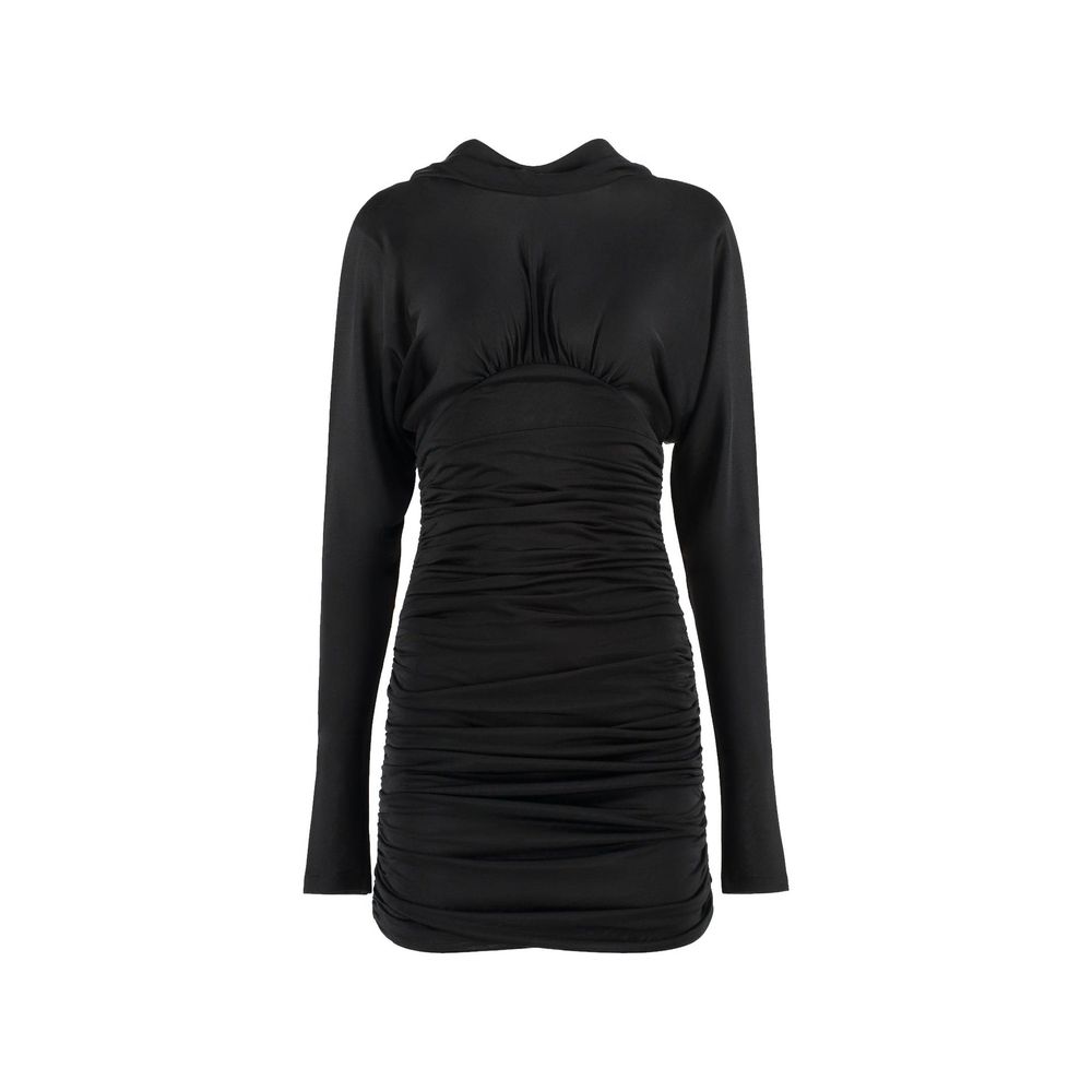 Saint Laurent Minikleid mit Kragenrücken