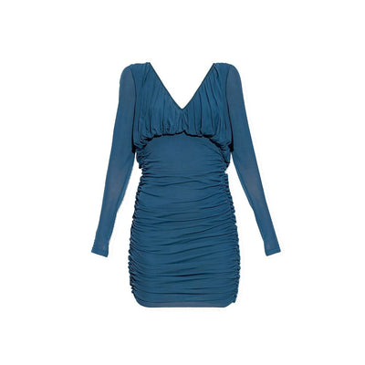 Saint Laurent Langärmeliges Kleid