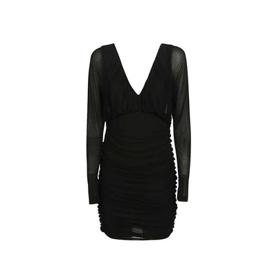 Saint Laurent Drapiertes Minikleid