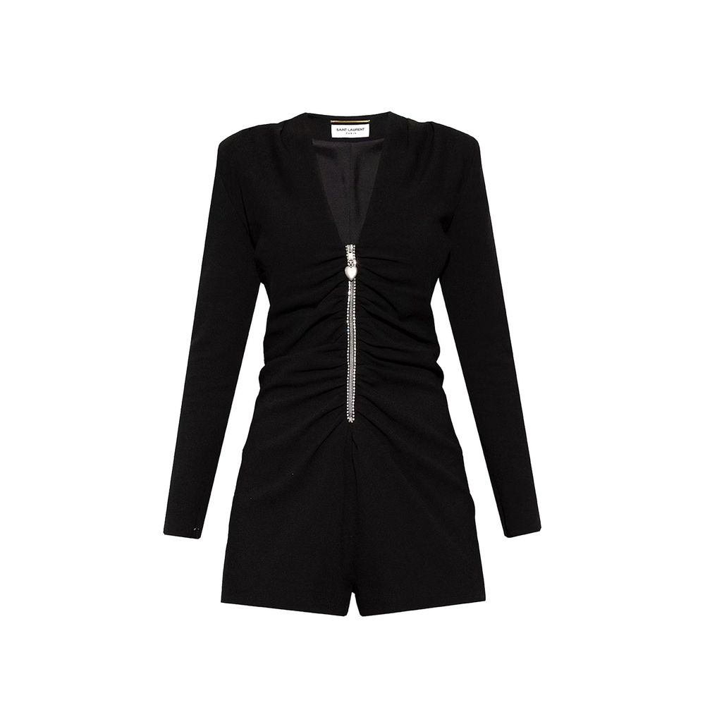 Saint Laurent Langärmeliger Jumpsuit