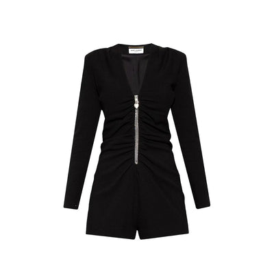 Saint Laurent Langärmeliger Jumpsuit