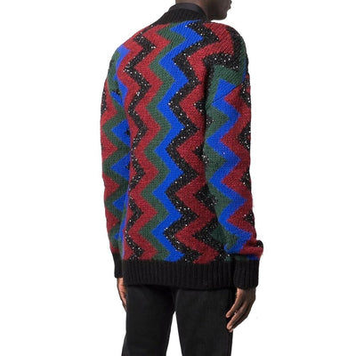 Saint Laurent Pailletten Strickjacke