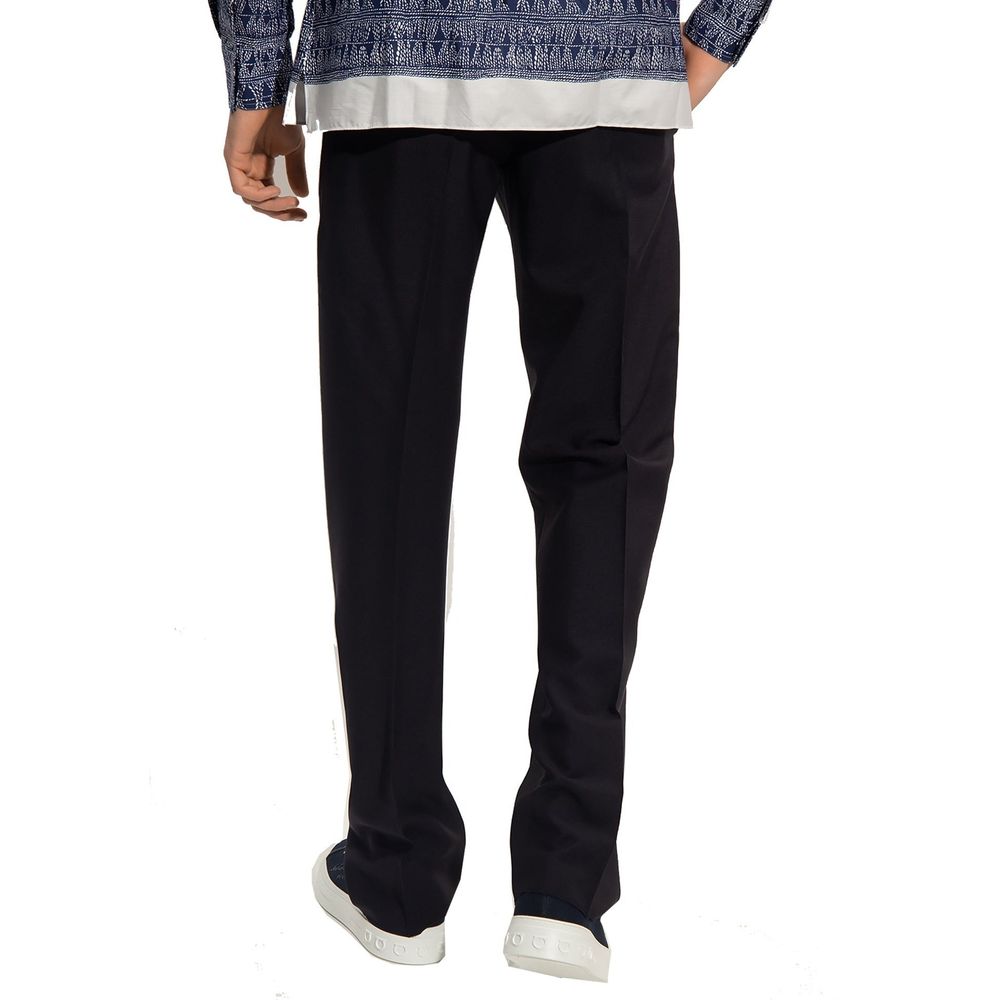 Salvatore Ferragamo Hosen aus Baumwolle und Seide
