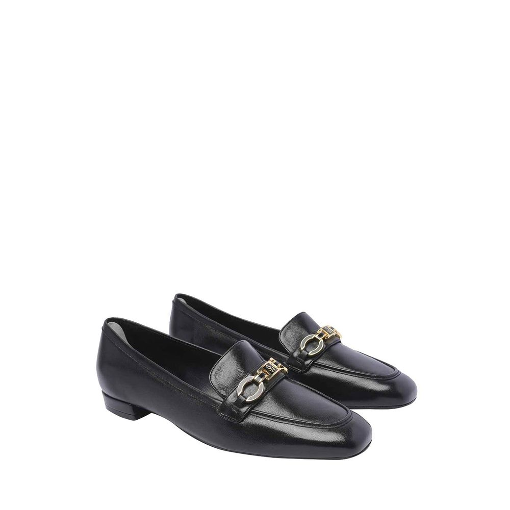 Stuart Weitzman Signature Square Loafers aus Leder