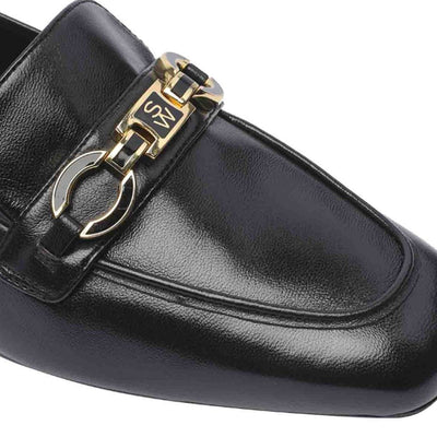 Stuart Weitzman Signature Square Loafers aus Leder