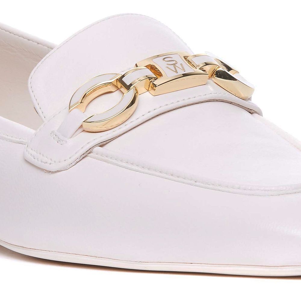 Stuart Weitzman Signature Square Loafers aus Leder