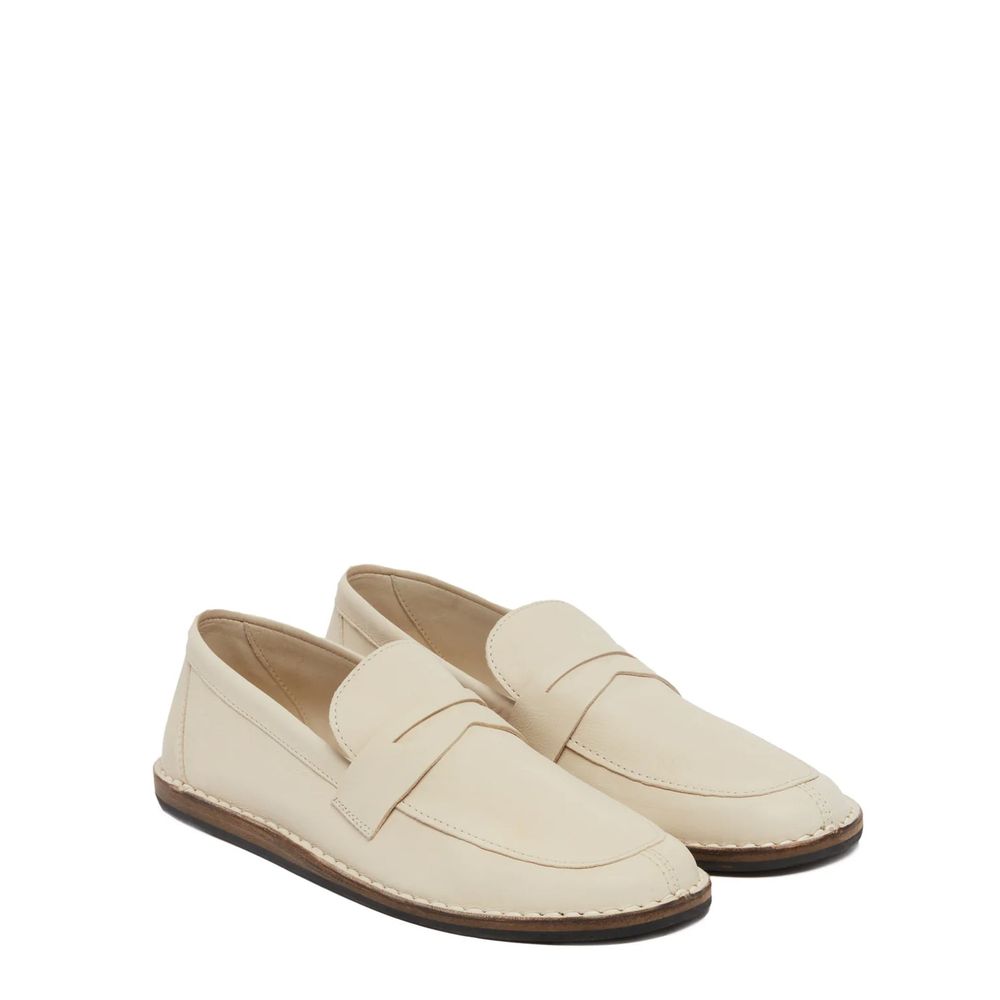 The Row Cary Leder-Slipper