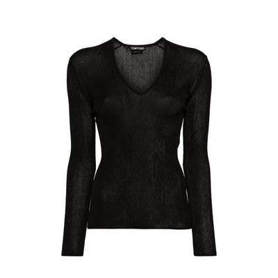 Tom Ford Transparentes Feinripptop