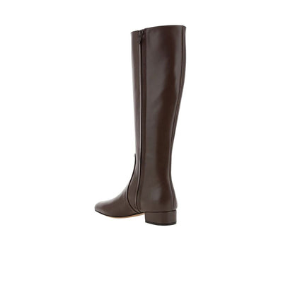 Valentino Garavani Leder-Logo-Stiefel