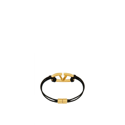 Valentino Garavani V-Logo Baumwollarmband