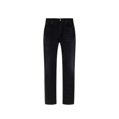 Saint Laurent Baumwoll-Denim-Jeans