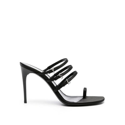 Saint Laurent Jerry 95 Satin-Sandalen