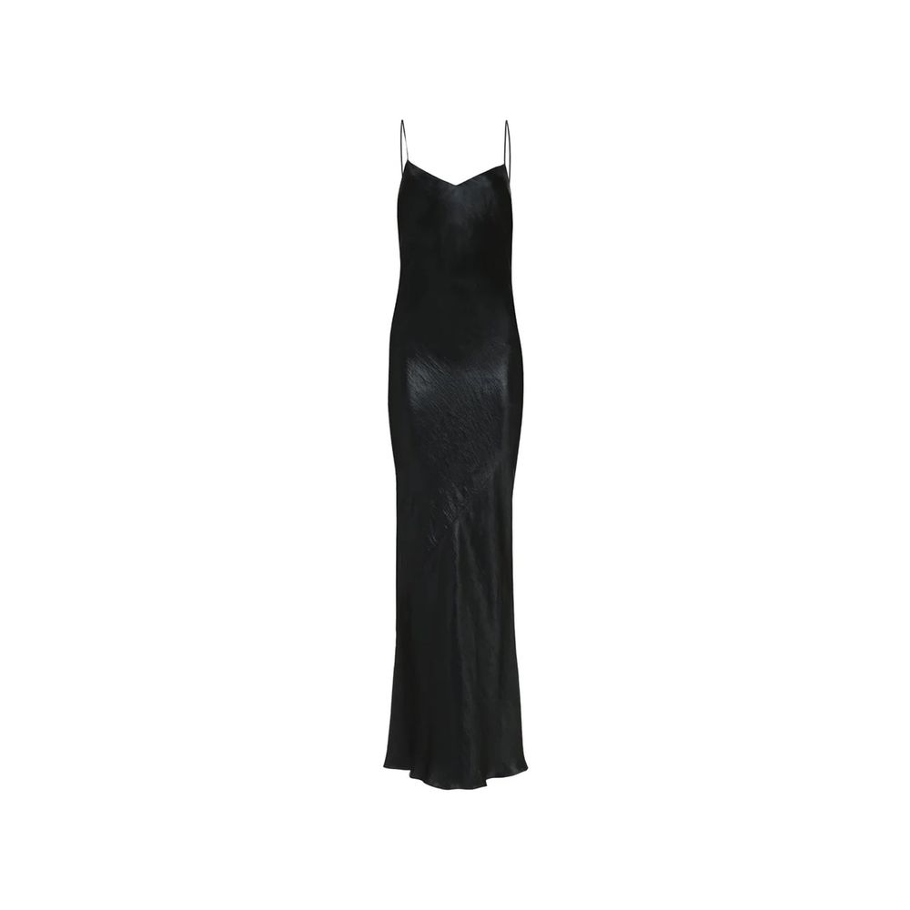 Saint Laurent Langes Kleid aus Satin