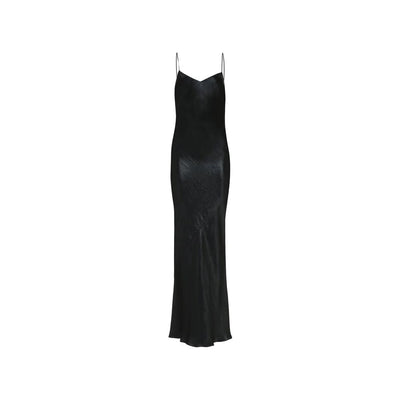 Saint Laurent Langes Kleid aus Satin