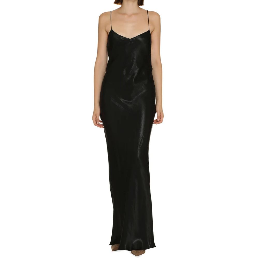 Saint Laurent Langes Kleid aus Satin