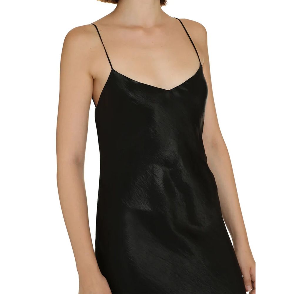 Saint Laurent Langes Kleid aus Satin