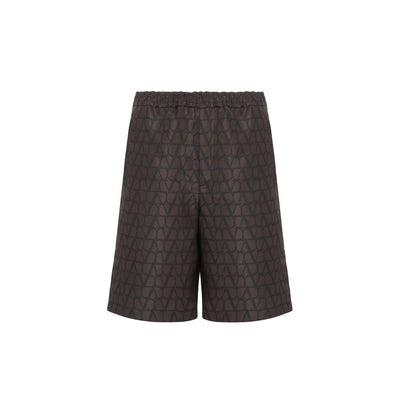 Valentino Logo-Seidenshorts