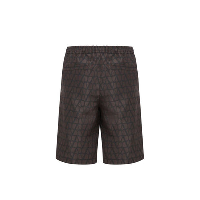 Valentino Logo-Seidenshorts