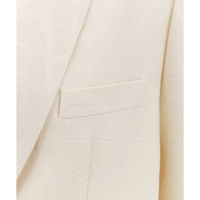 Valentino Toile Iconographe Jacke aus Wolle und Seide