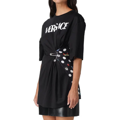 Versace x Dua Lipa Schmetterlingsdruck-T-Shirt