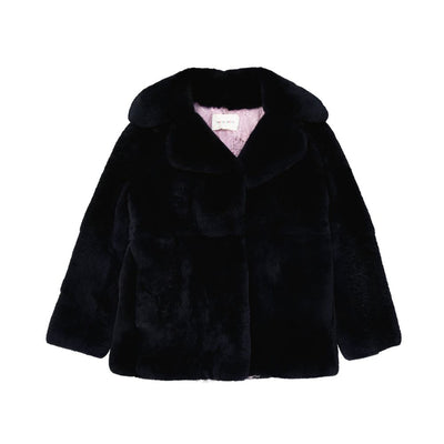 Alberta Ferretti Freitag Kaninchen Pelz Jacke