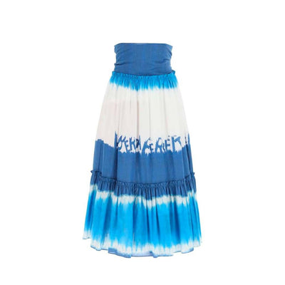 Alberta Ferretti Tie Dye Midirock