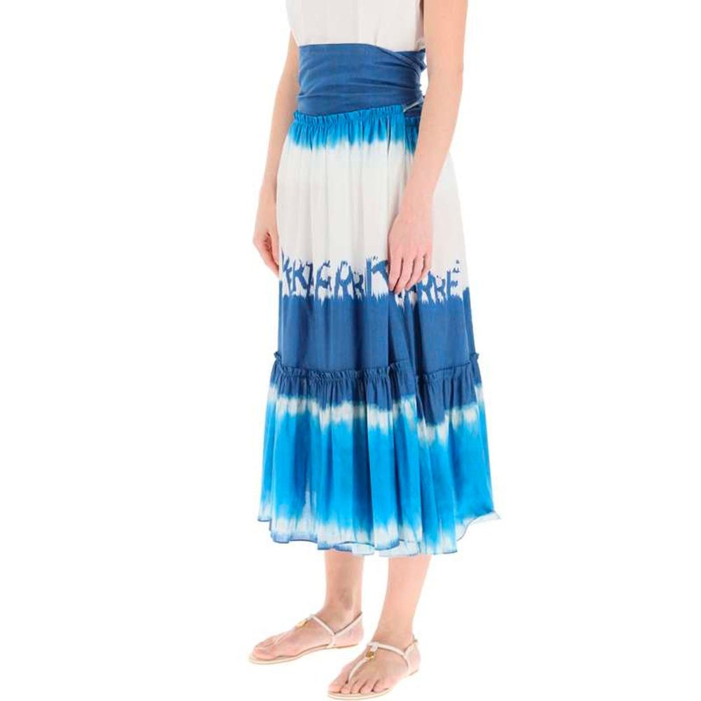 Alberta Ferretti Tie Dye Midirock