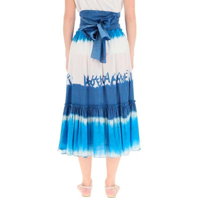 Alberta Ferretti Tie Dye Midirock