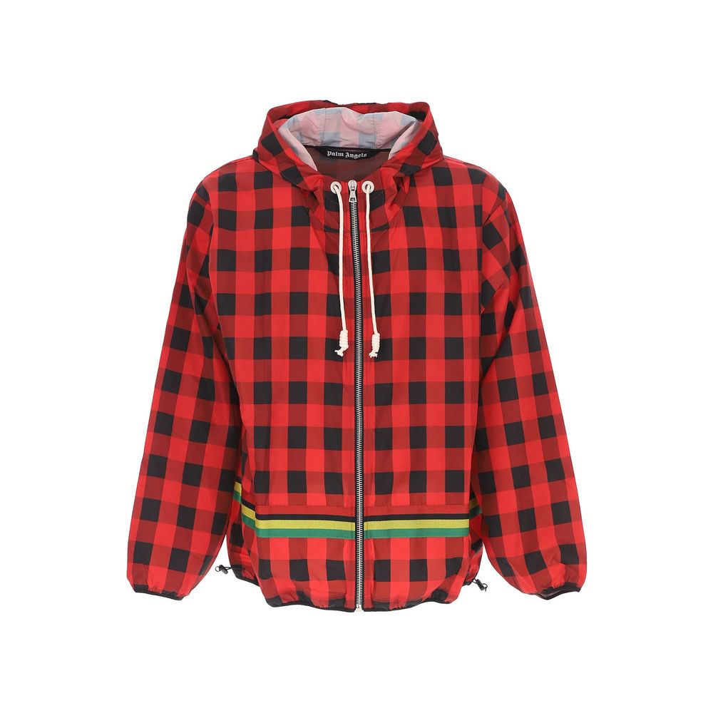 Palm Angels Karierte Windbreaker-Jacke