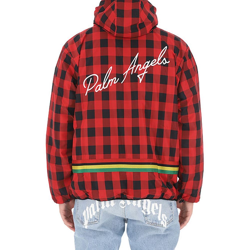 Palm Angels Karierte Windbreaker-Jacke