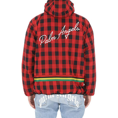 Palm Angels Karierte Windbreaker-Jacke