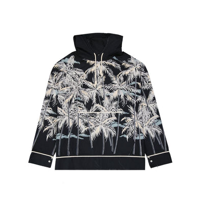 Palm Angels Bedrucktes Shirt mit Kapuze