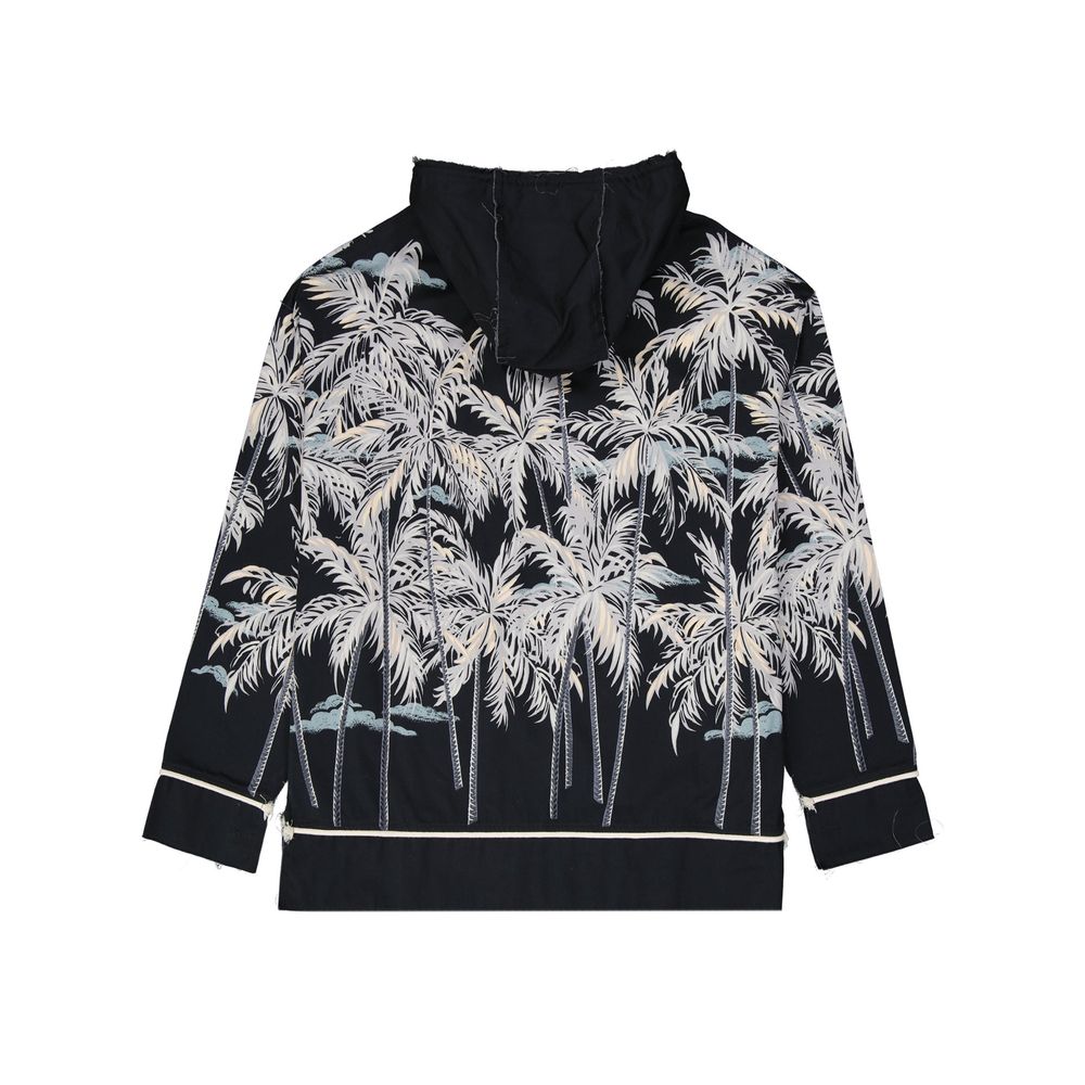 Palm Angels Bedrucktes Shirt mit Kapuze