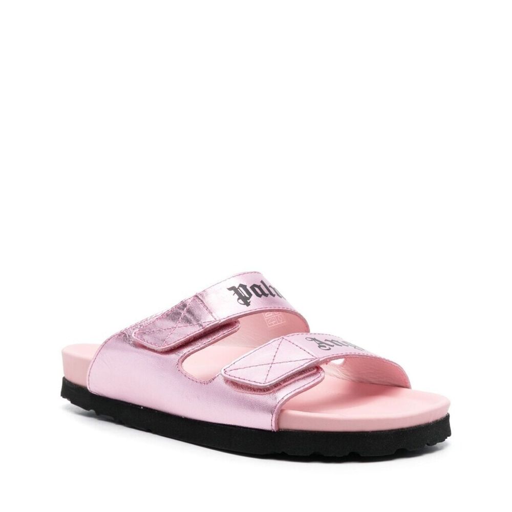 Palm Angels Logo-Sandalen aus Leder