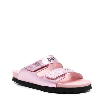 Palm Angels Logo-Sandalen aus Leder